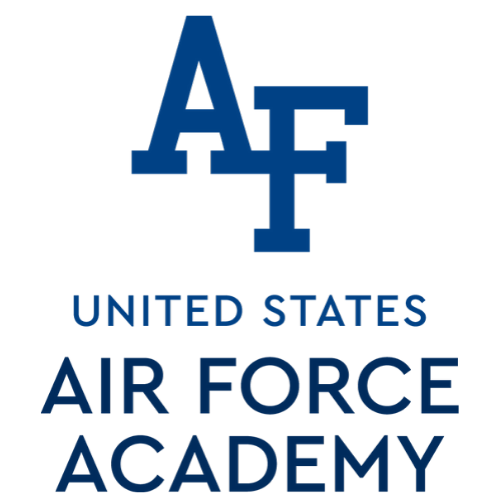United States Air Force Academy logo in blue