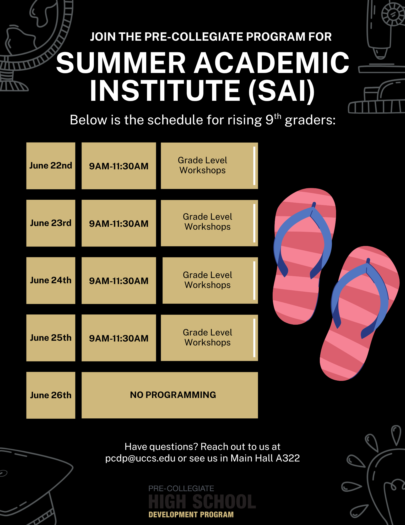 Rising 9th Grade Calendar